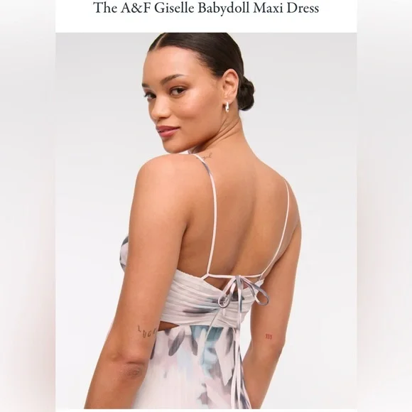Abercrombie & Fitch Giselle Babydoll Floral Maxi Dress - Picture 6 of 12